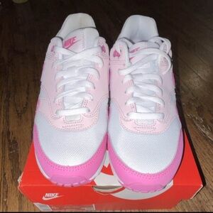 Nike Pink and White Athletic Shoes